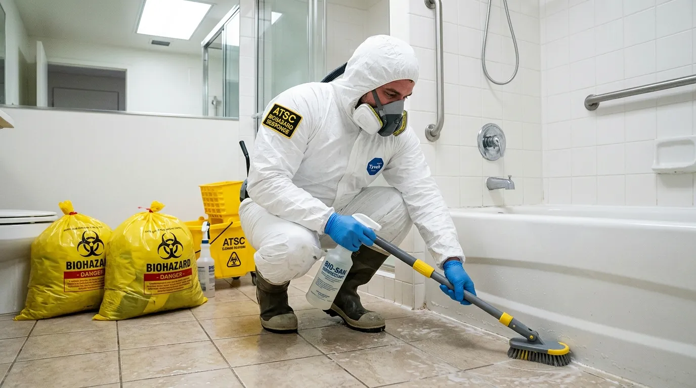 Decontamination equipment deployed for Blood Cleanup in Manhattan